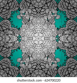 Pattern floral pattern. Vector background. Graphic modern pattern. Wallpaper baroque, damask.