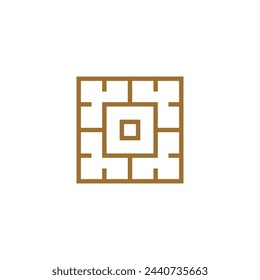 pattern, florist, gold, lux designs logo concept