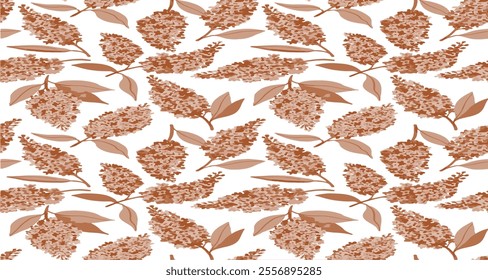 Pattern Flower Blossom Nature Design Seamless For Textile Texture Illustration