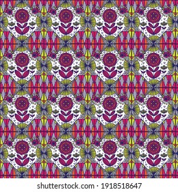 pattern flower color mexican style background,colorful pattern 