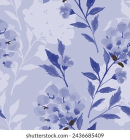 Pattern flower floral spring blossom illustration vector fabric textile design leaf leaves