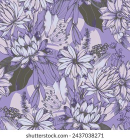 Pattern flower floral spring blossom illustration vector fabric textile design leaf leaves