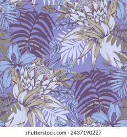 Pattern flower floral spring blossom illustration vector fabric textile design leaf leaves