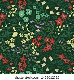 Pattern flower floral spring blossom illustration vector fabric textile design leaf leaves