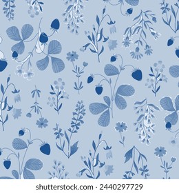 Patrón floral floral primavera flor ilustración vector tela textil diseño hoja hojas