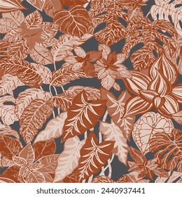 Pattern flower floral spring blossom illustration vector fabric textile design leaf leaves