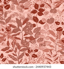 Muster Blume Blumenfrühlingsblüte Illustration Vektor Stoff Textildesign Blatt Blätter