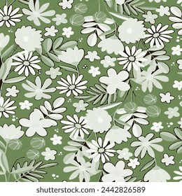 Pattern flower floral spring blossom illustration vector fabric textile design leaf leaves