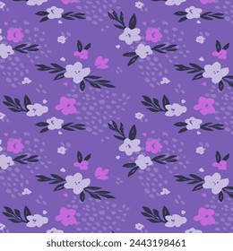 Pattern flower floral spring blossom illustration vector fabric textile design leaf leaves