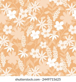 Pattern flower floral spring blossom illustration vector fabric textile design leaf leaves
