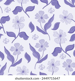 Pattern flower floral spring blossom illustration vector fabric textile design leaf leaves
