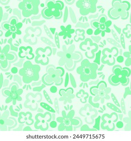 Pattern flower floral spring blossom illustration vector fabric textile design leaf leaves
