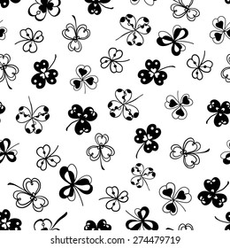 Pattern with flower motive in doodle style, beautiful flowers an