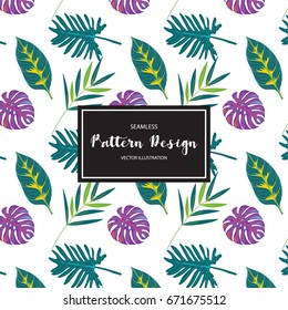 pattern flower tropical summer set