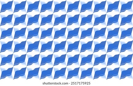 padrão com flor dois tons azul estrela flor asterisco padrão no fundo branco como estilo repetição perfeita design de imagem repleta para impressão de tecido, xadrez azul