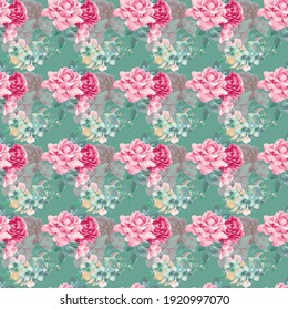 Muster für florales Wasser, Hintergrund