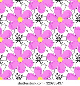 pattern with flowers