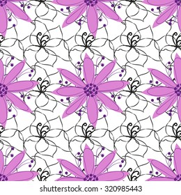 pattern with flowers