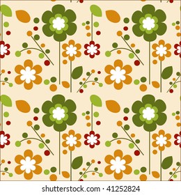 pattern with flowers