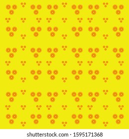 Pattern with Flowers. background - Illustration Flower, Plant Seed, Vector