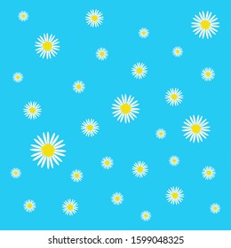 Pattern with Flowers. background - Illustration Flower, Plant Seed, Vector