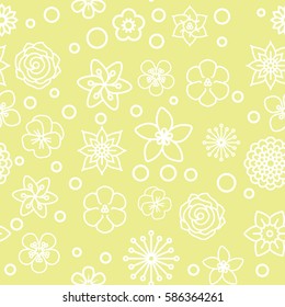 The pattern of flowers. Floral background. Spring texture.