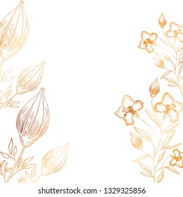 pattern flowers and leafs isolated icon