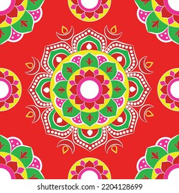 Muster mit Blumen. Luxus Orchid Tapete Design Vektor. Vektorgrafik.