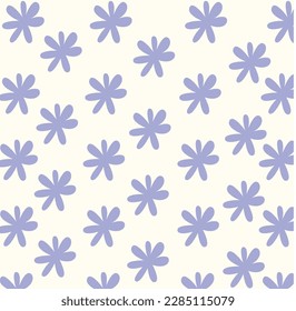  Pattern with flowers. Minimalistic pattern with colors. Vector pattern. Background. Poster. Purple flowers on a white background
