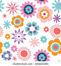 Pattern flowers for post
