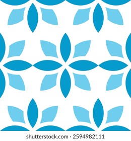 pattern flowers seamless blue colors