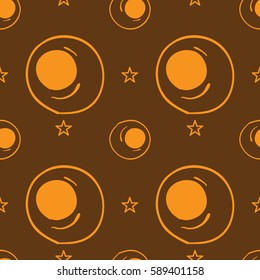 pattern food Fried egg star 