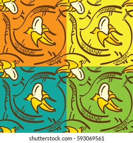 pattern food fruit banana 