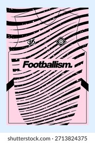 Padrão de futebol Jersey Designs personalizável sublimação impressão