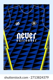Padrão de futebol Jersey Designs personalizável sublimação impressão