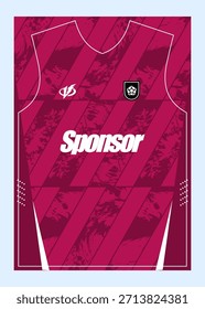 Padrão de futebol Jersey Designs personalizável sublimação impressão