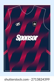 Padrão de futebol Jersey Designs personalizável sublimação impressão