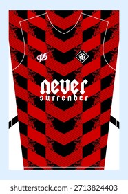 Patrón de fútbol Jersey Diseños personalizables Sublimación Imprimir