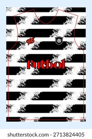 Patrón de fútbol Jersey Diseños personalizables Sublimación Imprimir
