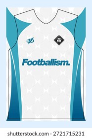 Padrão de futebol Jersey Designs personalizável sublimação impressão