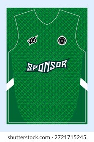 Padrão de futebol Jersey Designs personalizável sublimação impressão