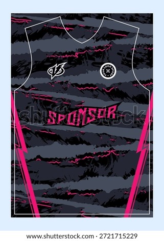 Pattern Football Jersey Designs  Customizable Sublimation Print