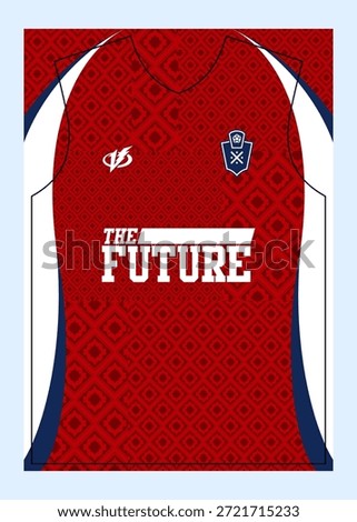 Pattern Football Jersey Designs  Customizable Sublimation Print