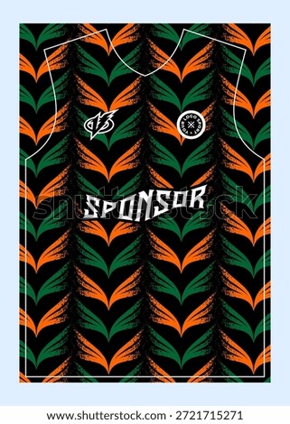 Pattern Football Jersey Designs  Customizable Sublimation Print