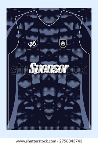Pattern Football Jersey Designs  Customizable Sublimation Print