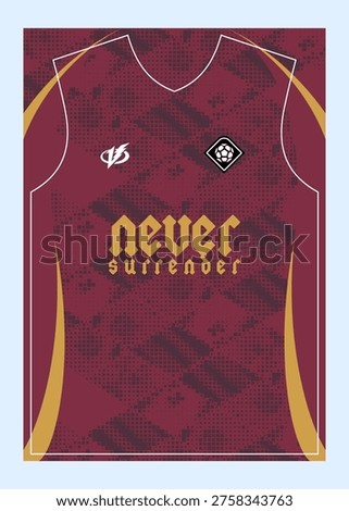 Pattern Football Jersey Designs  Customizable Sublimation Print