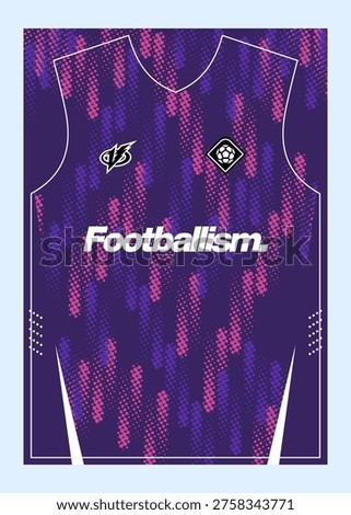 Pattern Football Jersey Designs  Customizable Sublimation Print