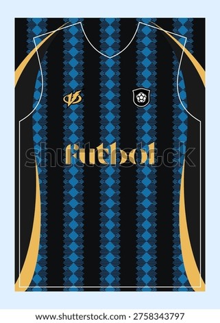 Pattern Football Jersey Designs  Customizable Sublimation Print