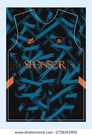 Pattern Football Jersey Designs  Customizable Sublimation Print