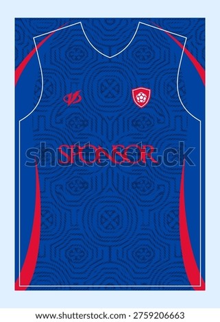 Pattern Football Jersey Designs  Customizable Sublimation Print